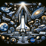 An illustration to commemorate NASA Day of Remembrance, focusing on astronomical achievements and honoring the legacy of space exploration