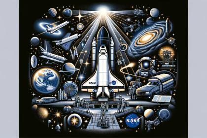 An illustration to commemorate NASA Day of Remembrance, focusing on astronomical achievements and honoring the legacy of space exploration