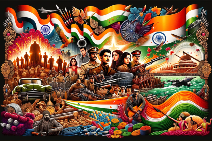 theme of patriotism in Bollywood films, in celebration of Republic Day