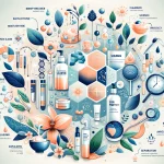 An illustration that encapsulates the essence of a comprehensive skincare regimen