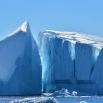 Icebergs of Artic.